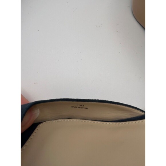 Pelle Moda Uliss Women's Ankle Strap Sandals Dark Blue Suede Size 10 NEW - Picture 7 of 8